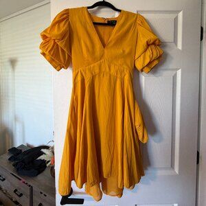 1. STATE Puff Sleeve Mini Dress